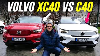 Volvo EC40 vs EX40 EV REVIEW with FWD vs AWD comparison