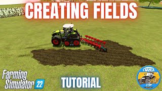 HOW TO CREATE NEW FIELDS - Farming Simulator 22