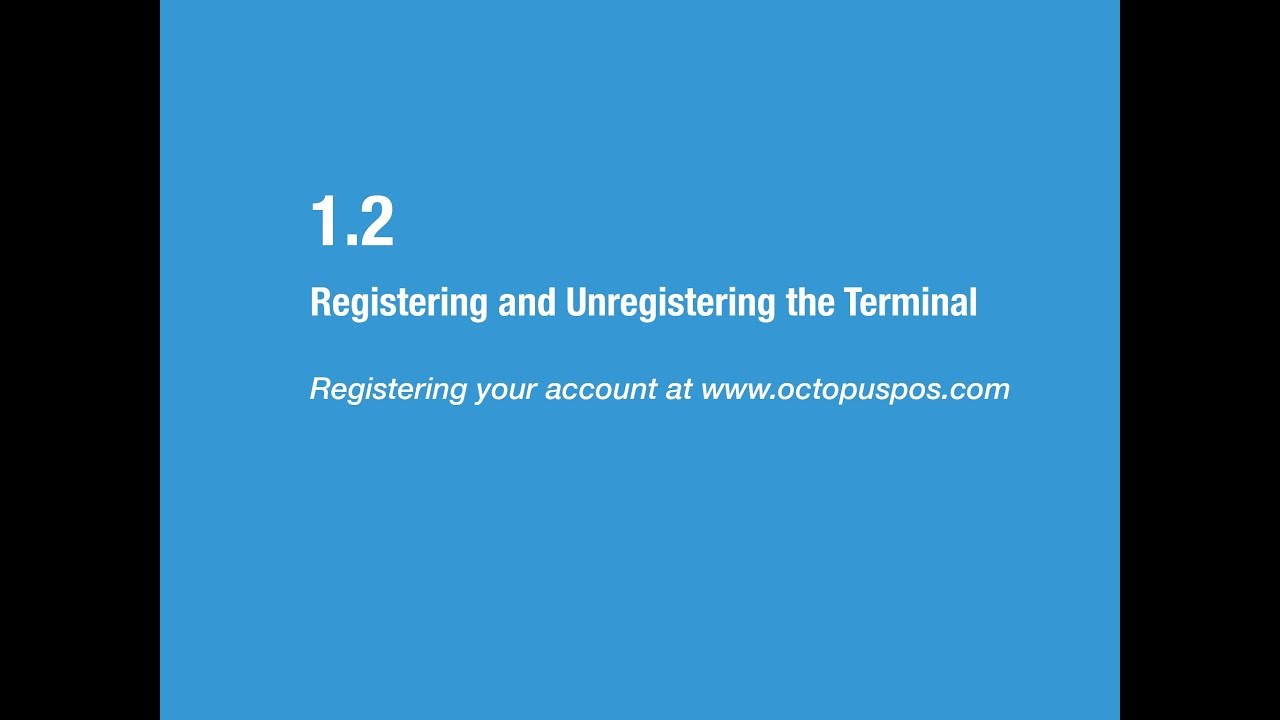 1 2 Registering And Unregistering Youtube