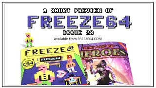 FREEZE64 fanzine issue 28 for the Commodore 64