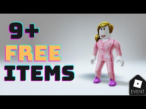 GET THESE *PINK* AND 9 FREE ROBLOX ITEMS How to get free roblox items 2023