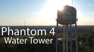 DJI Phantom 4 - Huntingdon, TN Water Tower