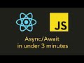 Converting your Callback Functions into Async/Await Functions in under 3 minutes! (React 16)