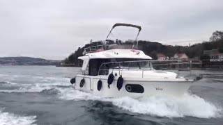 Cruising with Beneteau Swift Trawler 30 along the shores of Bosphorus