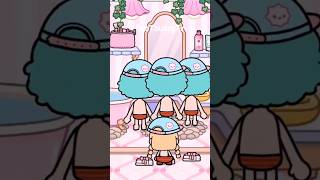 The Cutest Little Sister in the world always follow her Triplets Brother😱😚Part1#tocaboca #shorts