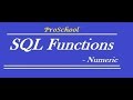 29. SQL Functions - Numeric