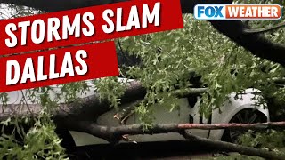 Powerful Storms Batter Dallas-Fort Worth Area Leaving Trail Of Damage, Disaster Declaration Issued