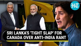 India-Canada Spat: Sri Lanka Backs Modi Govt Amid Tussle Over Nijjar Killing | Watch