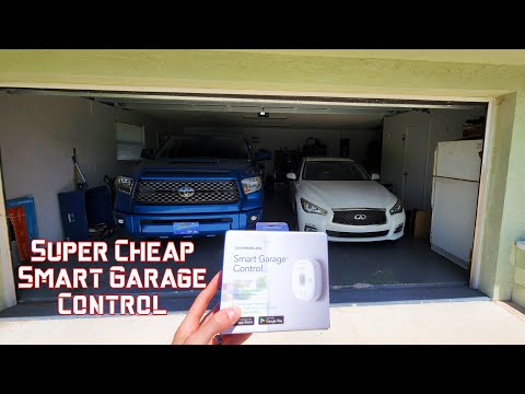 Make your garage door smart for 30!!! Chamerlain smart garage control