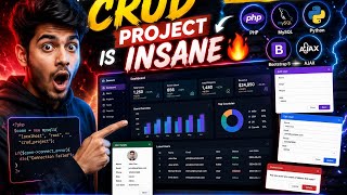 🚀 Build an Advanced CRUD App with PHP, MySQL, AJAX & Python 😱 | Full Stack Project