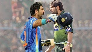 Cricket Fight - shahid afridi vs gautam gambhir fight || India VS Pakistan Cricket Fight ||