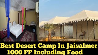 BEST DESERT CAMP IN JAISALMER 😍