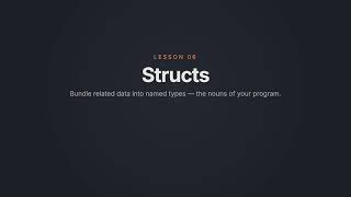 Learn Rust Easily #6 - Structs