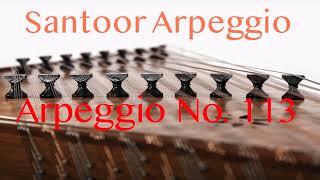 Santoor Arpeggio Practice No  113