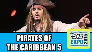 PIRATES OF THE CARIBBEAN 5 Dead Men Tell No Tales D23 Expo Panel
