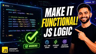 JavaScript Countdown Timer Tutorial | How to Code the Logic Step-by-Step
