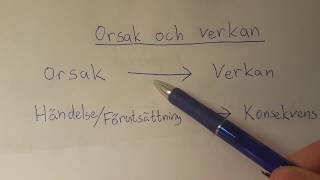 Vad är begreppen Orsak och verkan [Historia] [En kort och enkel sammanfattning]