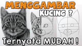 TERNYATA ! menggambar KUCING MUDAH BANGEEEET.....!!!