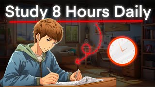 5 Smart tips to study 8 hours daily | How to force your brain to study hard