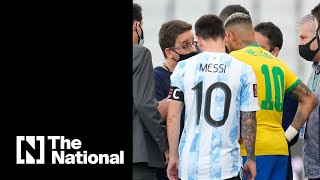 Watch as World Cup qualifier between Brazil and Argentina ends in Covid chaos