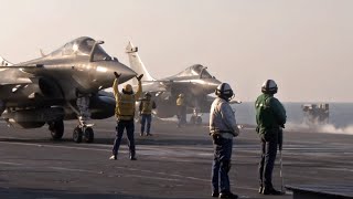 EXCLUSIVE - On board French aircraft carrier the Charles de Gaulle