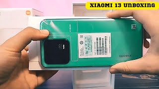 XIAOMI 13 Green Colour Unboxing 💥