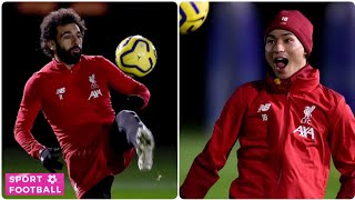 Mohamed Salah trains with Liverpool after snubbing Africa player of the year awards