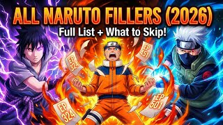 List of Complete Naruto - Filler Episodes 2026