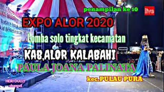 Expo Alor 2020.KECAMATAN PULAU PURA LOMBA SOLO/PAULA JOANA PALINATA