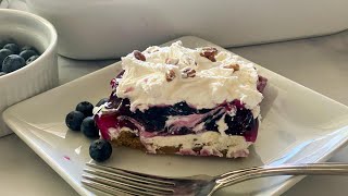 Luscious Layered Blueberry Delight Recipe