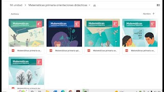 Orientaciones didácticas matemáticas primaria