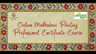 Learn Madhubani Painting With  By National Institute Of Mithila Art