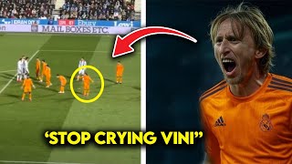 They Filmed Luka Modric Scolding Vinicius jr For His Bad Attitude | Real Madrid