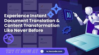Get an Instant Document Translation and Content Transformation with TransCreation