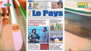 #Sonré : votre revue de presse en mooré sur Savane Médias DU 23/01/2025