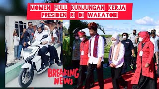 Wow Akhirnya Bapak Presiden RI Joko Widodo Tiba🤩 Saksikan Momen Full Video Kemana Saja di Wakatobi❤️