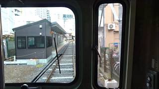 【前面展望】阪堺電車新今宮駅前ー恵美須町　旧恵美須町駅最終日