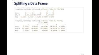 R Split Function