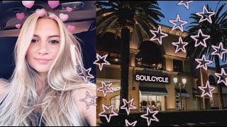 my first soul cycle class + vlogmas 2019!!