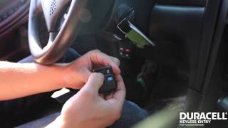 Duracell Keyless Entry Programming Instructions - FRD010D