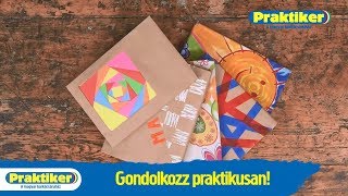 PRAKTIKER - Könyvcsomagolás kreatívan