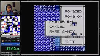 Pokémon Blue Catch 'Em All No Restrictions Speedrun (1:56:06)