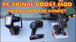 RC Antenna Signal Booster Mod - RadioLink RC6GS V2 Radio - Spektrum DX5C - Traxxas TQI