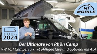 Rhön Camp Ultimate 4x4 - VW T6.1 California Alternative mit pfiffigen Lösungen und optional Allrad