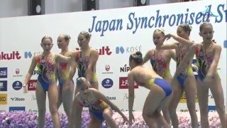 シンクロ JAPAN OPEN 2016 /第92回 日本選手権 2日目