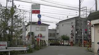 00323　中松江8号踏切　南海加太線八幡前駅の近くの西側の踏切