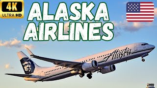 【4K】Alaska Airlines: Washington D.C. to Seattle - Boeing 737-900 - Economy Class - 60 fps