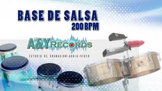 BASE DE SALSA A 200 BPM (FULL SONIDO)