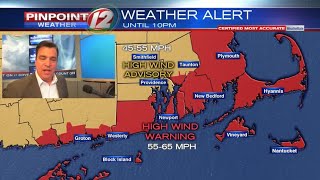 WEATHER NOW: Strong Wind Gusts Continue, 50-65 mph