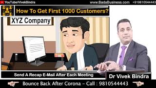 16 How To Start A Start Up   First 1000 Customers   Dr Vivek Bindra